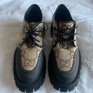 Gucci Men’s Supreme Macro GG Shoes